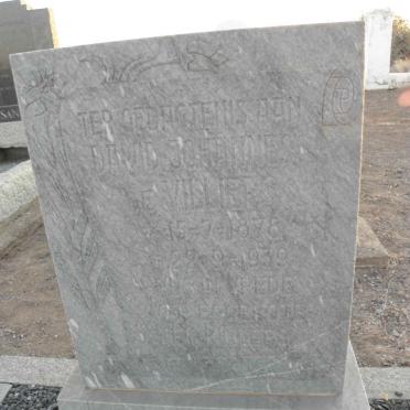 VILLIERS David Johannes, de 1878-1939