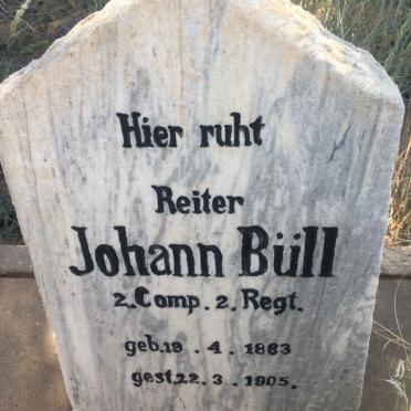BÜLL Johann 1883-1905