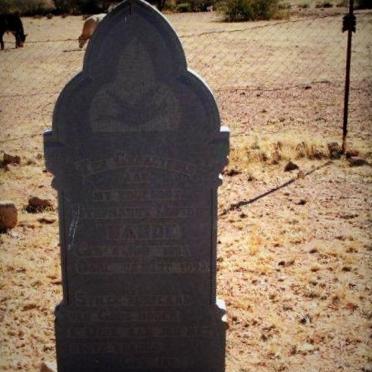 Namibia, HARDAP region, Gibeon, Kameelhaar, farm cemetery