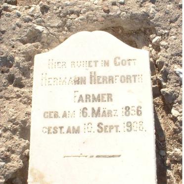 HERRFORTH Hermann Karl August 1856-1908