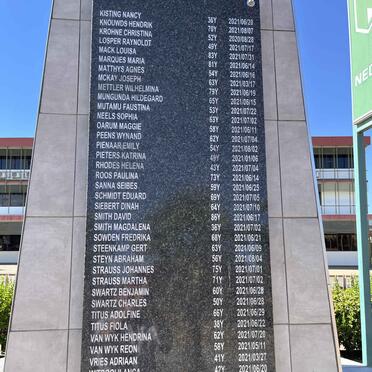 4. Keetmanshoop Covid Memorial 2022 : Surnames Kn - W