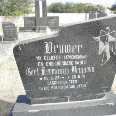 BRUWER Gert Hermanus Benjamin 1923-1971
