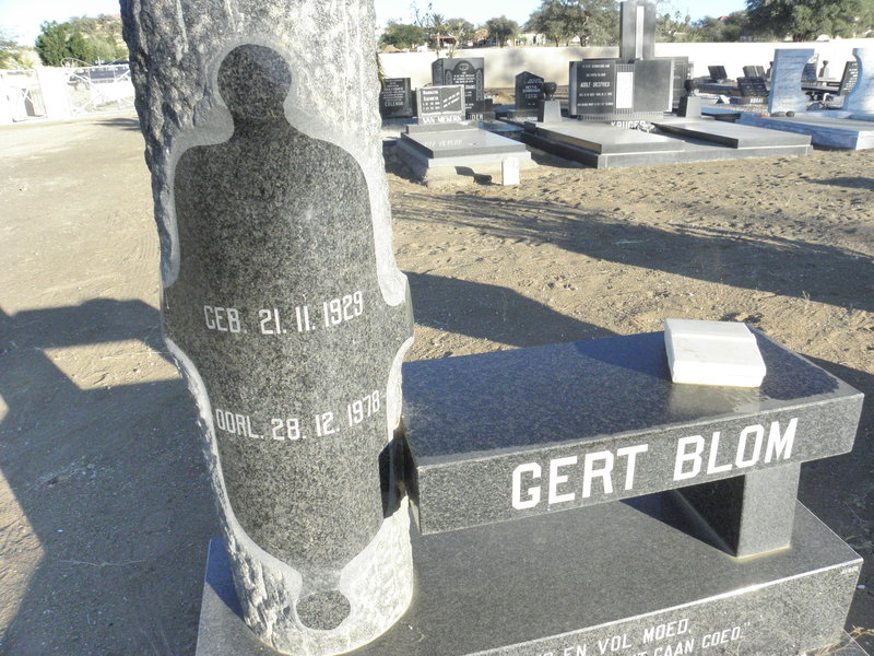 BLOM Gert 1929-1978
