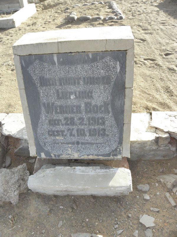 BOCK Werner 1913-1913