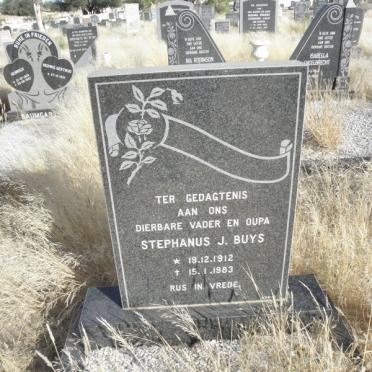 BUYS Stephanus J. 1912-1983
