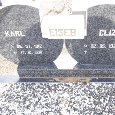 EISEB Karl 1912-1996 &amp; Clizina 1925-
