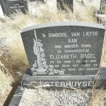 ESTERHUYSE Elizabeth Ragel 1898-1991