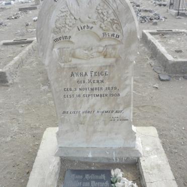 FEIGE Anna nee KERN 1879-1908