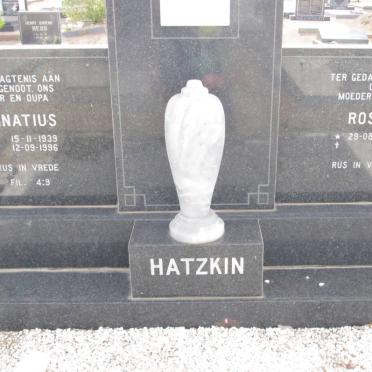 HATZKIN Ignatius 1939-1996 &amp; Rosa 1939-