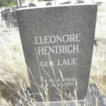 HENTRICH Eleonore nee LAUE 1900-1971
