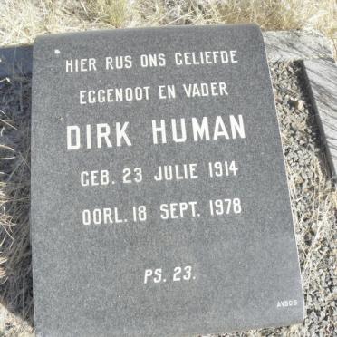 HUMAN Dirk 1914-1978
