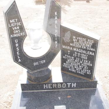 HERBOTH Maria Magdalena 1947-1996