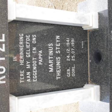 KOTZE Martinus Theunis Steyn 1941-1991