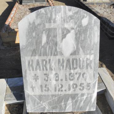 KADUR Karl 1879-1955