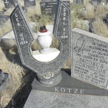 KOTZE Jacobus Cornelius 1924-1988