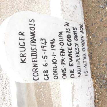 KRUGER Cornelius Francois 1943-1996