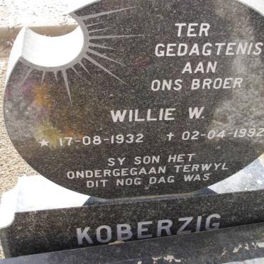 KOBERZIG Willie W. 1932-1992