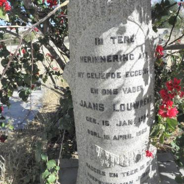 LOUWRENS Jaans 1884-1959