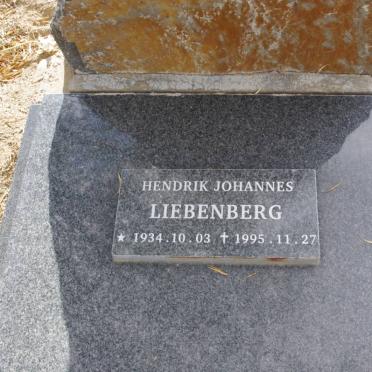 LIEBENBERG Hendrik Johannes 1934-1995