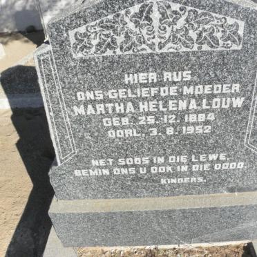 LOUW Martha Helena 1884-1952