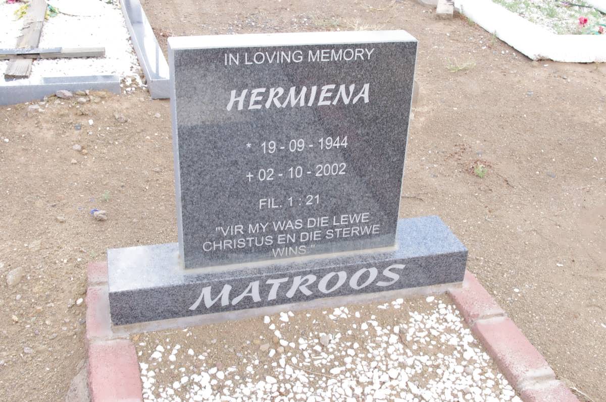 MATROOS Hermiena 1944-2002