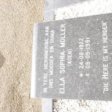 MOLLER Ella Sophia nee KOEN 1922-1991