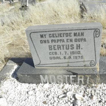MOSTERT Bertus H. 1910-1975