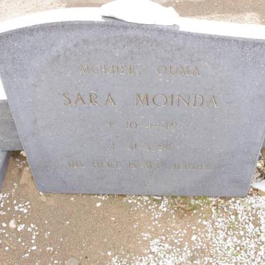 MOINDA Sara 1949-1996