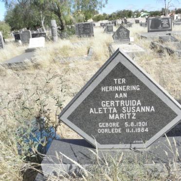 MARITZ Gertruida Aletta Susanna 1901-1984