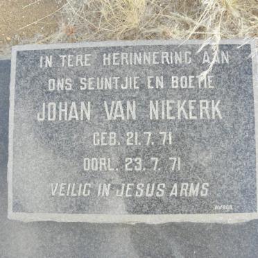 NIEKERK Johan, van 1971-1971