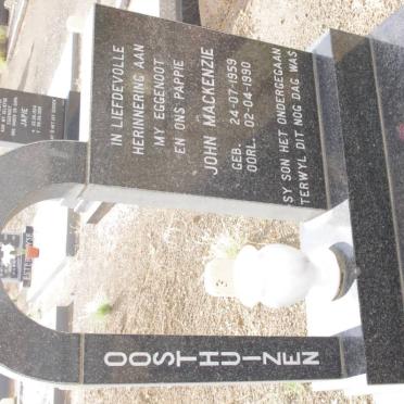 OOSTHUIZEN John Mackenzie 1959-1990