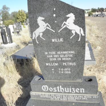OOSTHUIZEN Willem Petrus 1920-1988