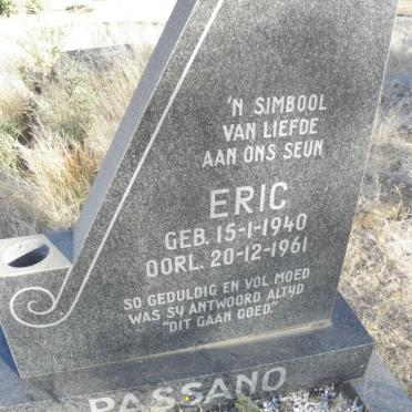 PASSANO Eric 1940-1961