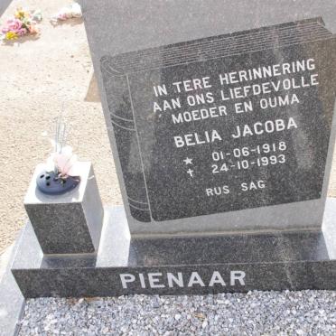 PIENAAR Belia Jacoba 1918-1993