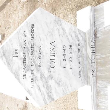 PRETORIUS Louisa 1940-1996