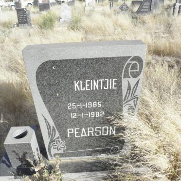 PEARSON Kleintjie 1965-1982