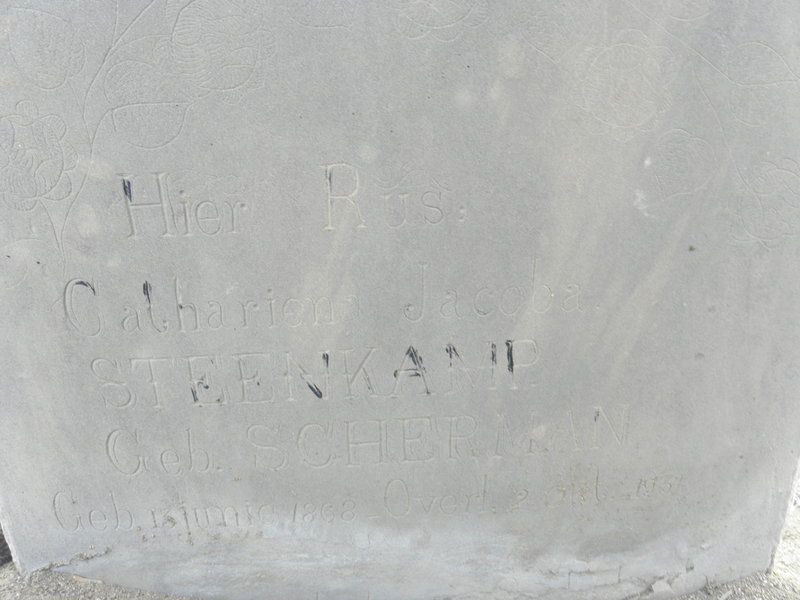 STEENKAMP Catherien Jacoba nee SCHERMAN 1868-1939