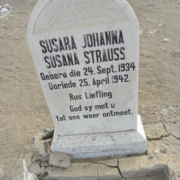 STRAUSS Susara Johanna Susanna 1934-1942