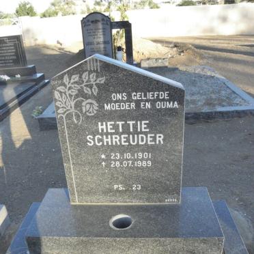 SCHREUDER Hette 1901-1989