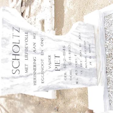 SCHOLTZ Piet 1945-1993