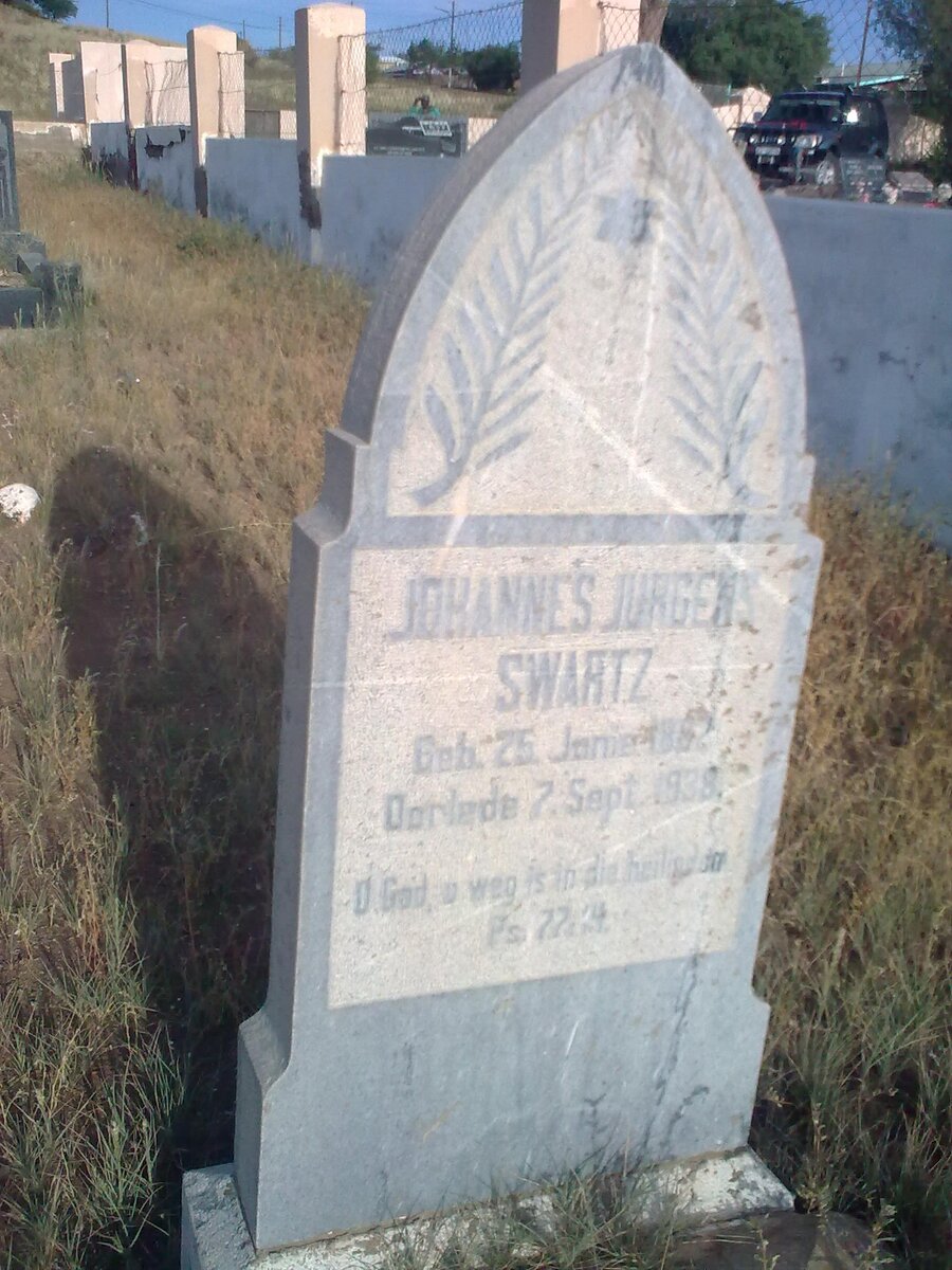 SWARTZ Johannes Jurgen 18?-1938