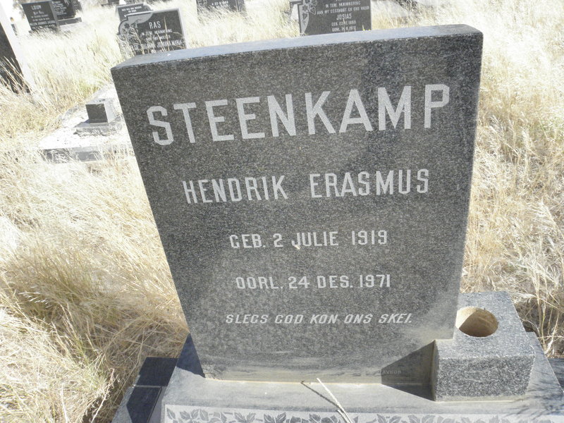 STEENKAMP Hendrik Erasmus 1919-1971