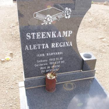 STEENKAMP Aletta Regina nee BARNARD 1913-1994