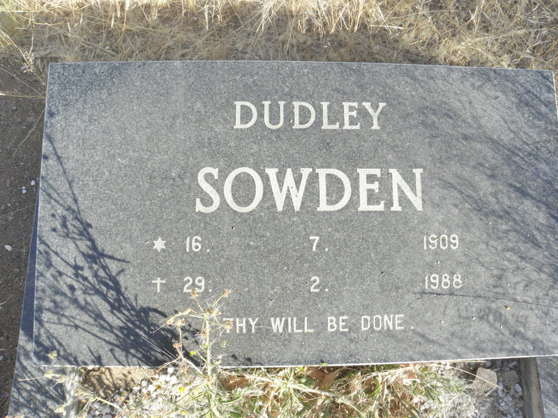 SOWDEN Dudley 1909-1988