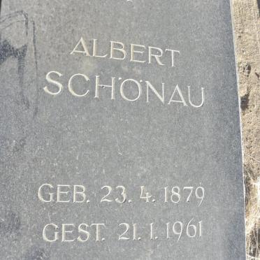 SCHONAU Albert 1879-1961
