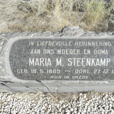 STEENKAMP Maria M. 1889-1977