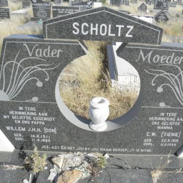 SCHOLTZ Willem J.H.H. 1911-1985 &amp; C.W. 1916-1996