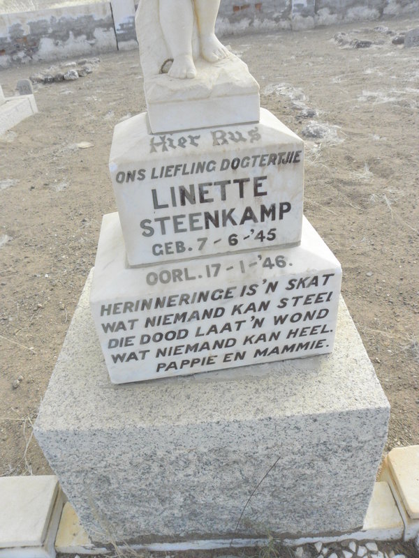 STEENKAMP Linette 1945-1946