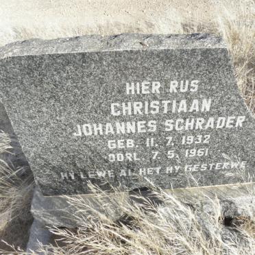 SCHRADER Christiaan Johannes 1932-1961