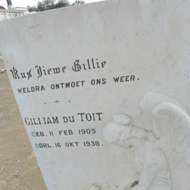 TOIT Guilliam, du 1905-1938